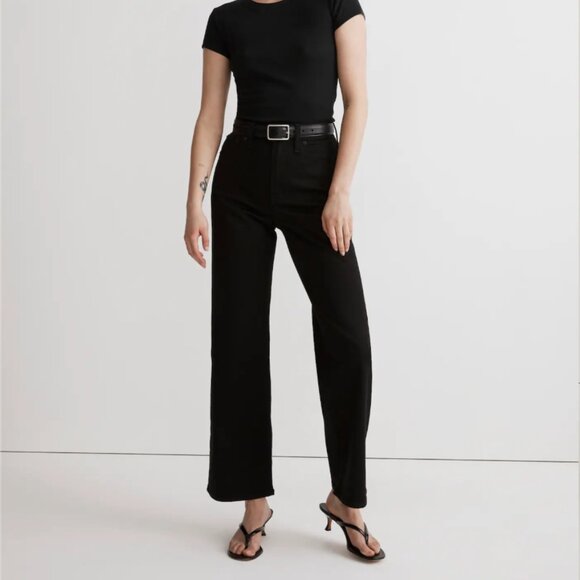 Madewell Perfect Vintage Wide-Leg Jean in Carbondale Wash - Picture 1 of 8